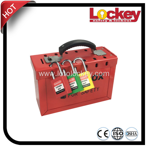 Protable Steel Lockout Kit and Group Lockout Box